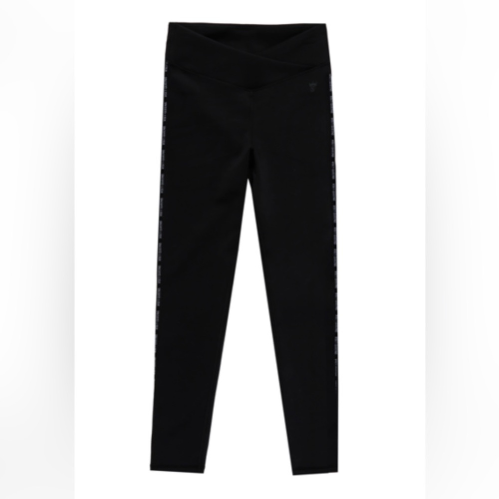 GOT GAME V-WAISTBAND LEGGINGS - BLACK